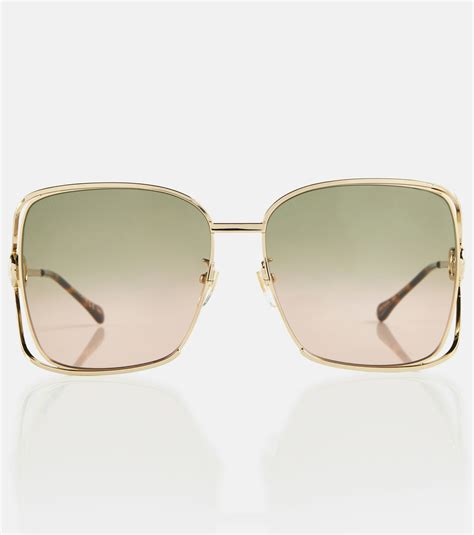 gucci gg0825s sunglasses|gucci oversized square sunglasses.